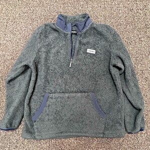 Hooey Gray Fleece Pullover size small
